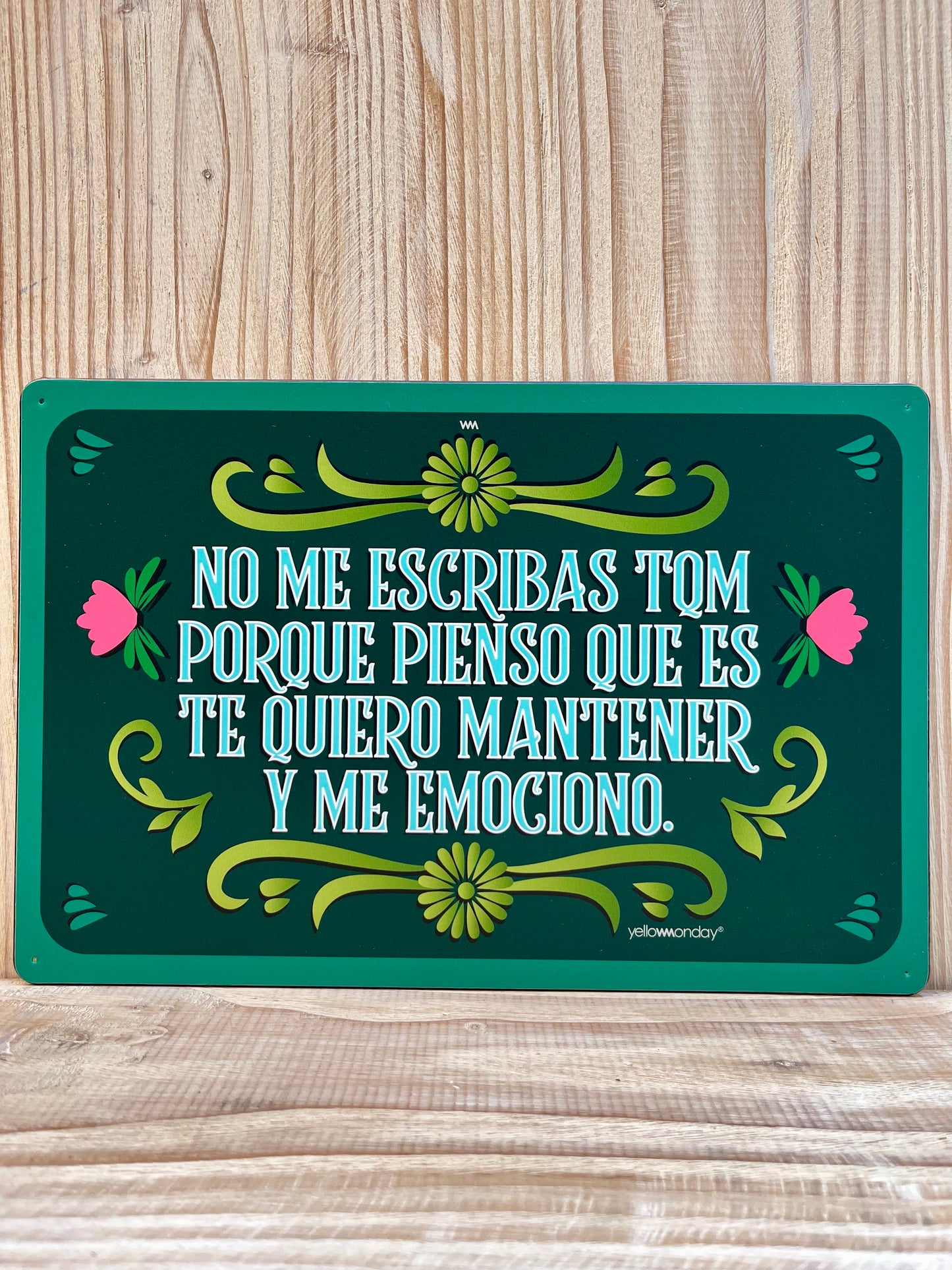 Placa "TQM"