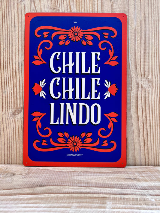Placa "Chile Lindo"