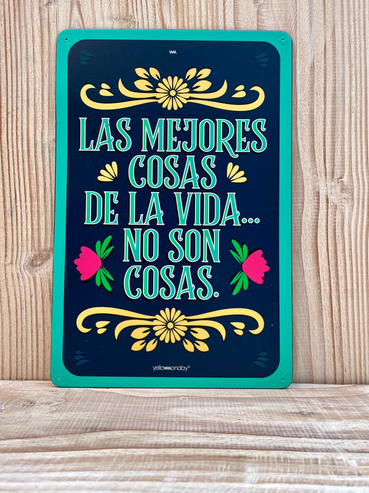 Placa "Las Mejores Cosas"