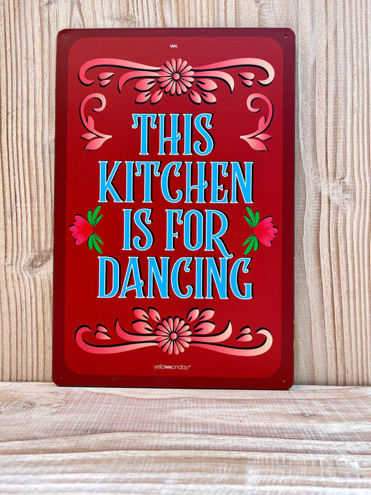 Placa "Dancing Kitchen"