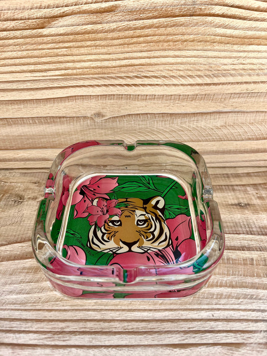 Cenicero Cuadrado "Tigre Verde"